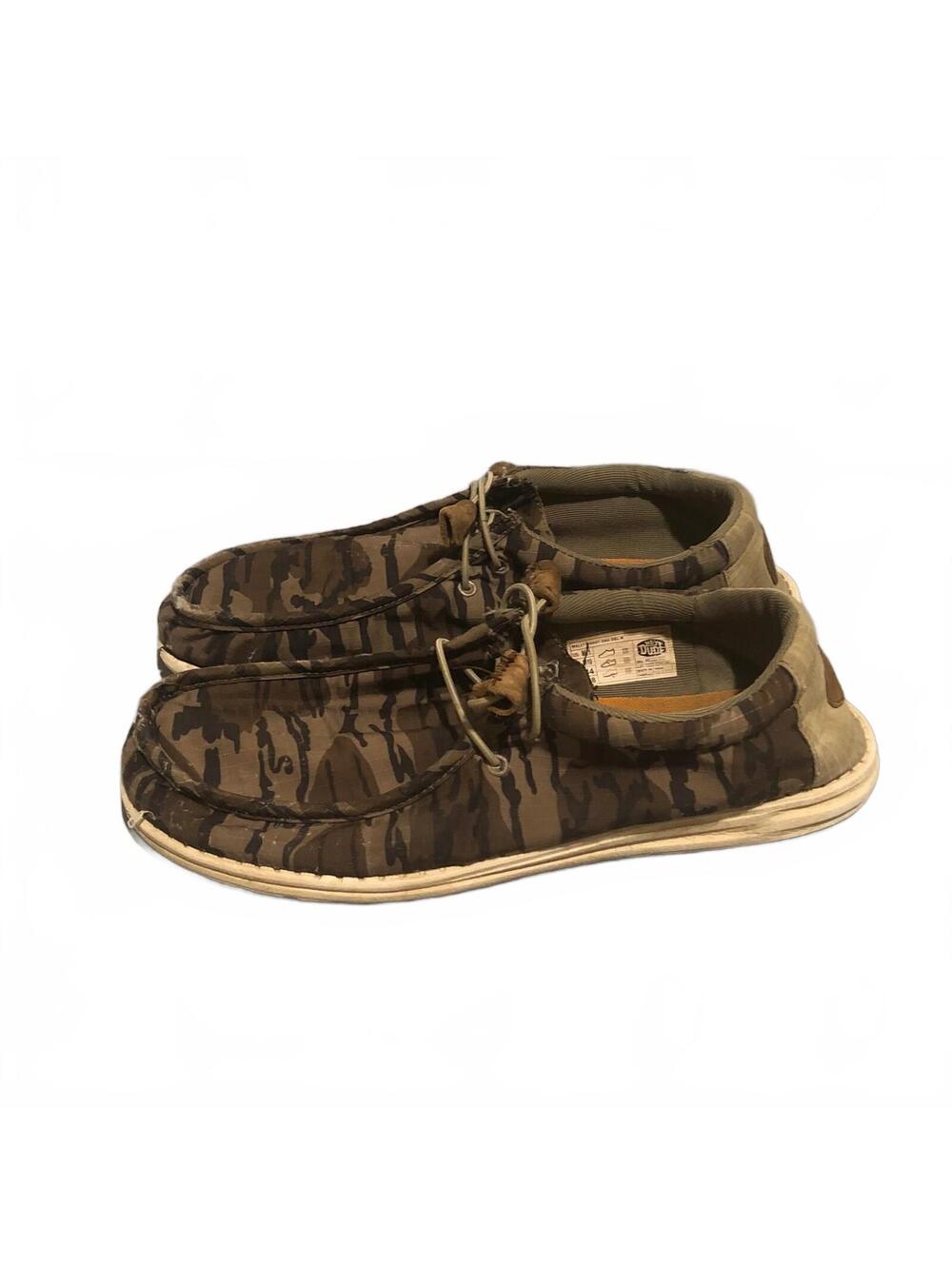 Hey Dude Wally Mossy Oak Camo Men's Slip-On Shoes Size 11